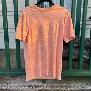 Percival Striped Tangerine T shirt Men’s Large